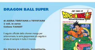 Dragon Ball Super sortira en manga en Italie en Mars 2017