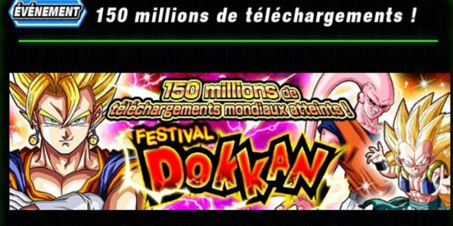 Dragon Ball Z Dokkan Battle : 150 Millions de téléchargements