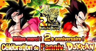 Dragon Ball Z Dokkan Battle fête ses 2 ans sur la version globale