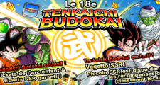 Le 18ème Tenkaichi Budokai dans Dragon Ball Z Dokkan Battle a commencé