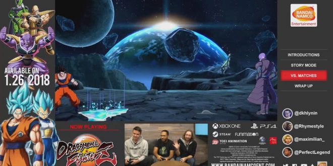 Dragon Ball FighterZ : Replay du Live de Bandai Namco du 18 décembre 2017