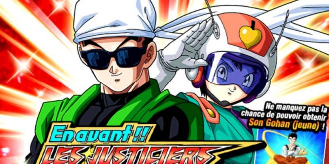 Dragon Ball Z Dokkan Battle : En Avant les Justiciers - Gohan Videl Great Saiyaman