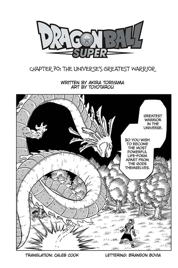Dragon Ball Super Chapitre 70
