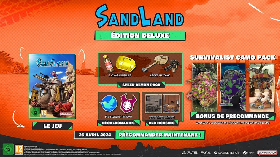SAND LAND ÉDITION DELUXE