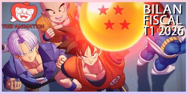 Dragon Ball – Résultats du 1er trimestre de l’année fiscale 2026 pour Toei Animation