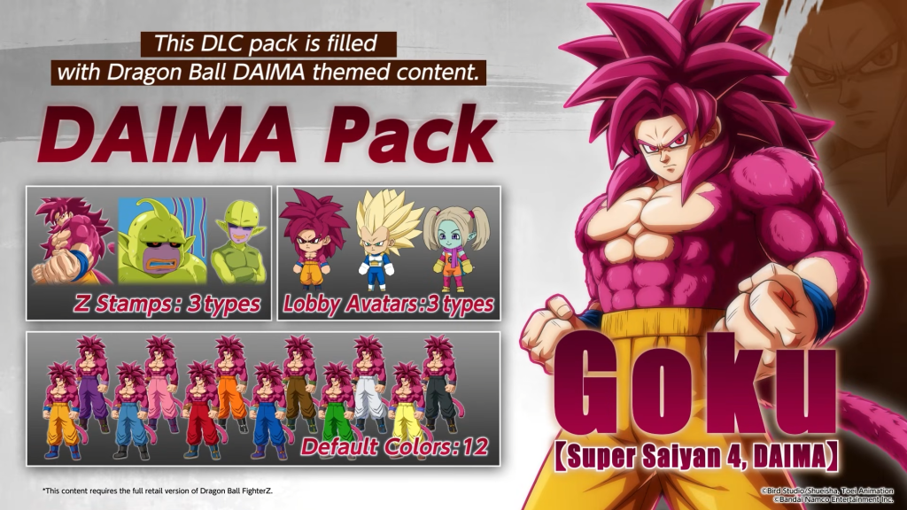 Dragon Ball FighterZ Goku Super Saiyan 4 (DAIMA)